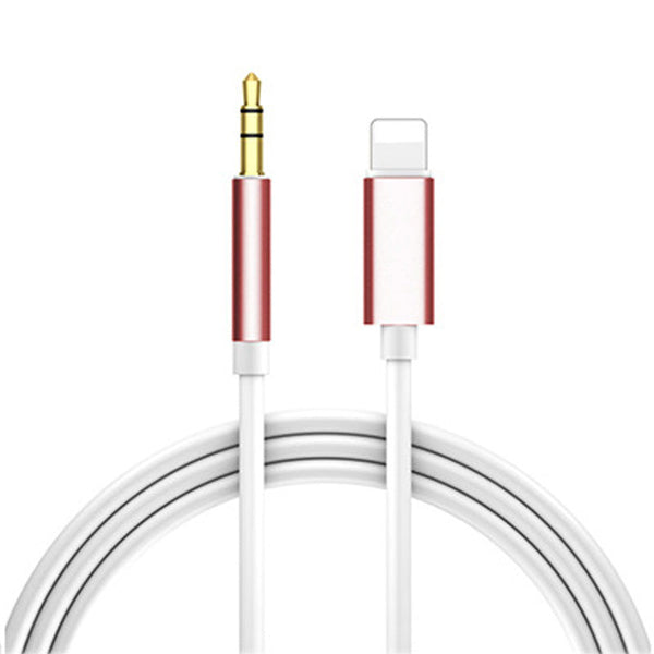 Compatible With Apple Aux Cable 1M Pink Iphone And Car Audio 3.5Mm Auxiliary Cables & Adapters