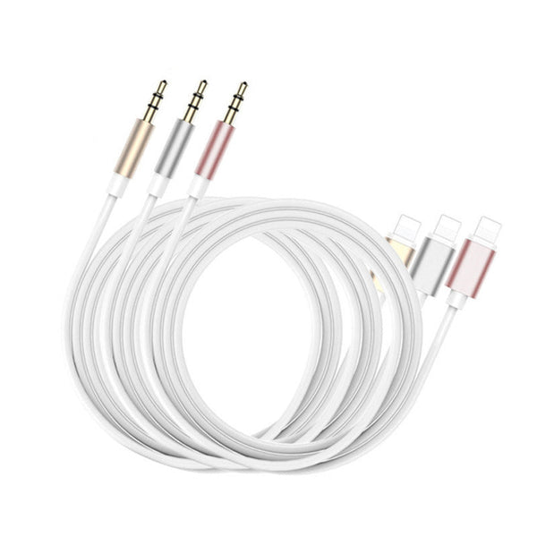 Compatible With Apple Aux Cable 1M Pink Iphone And Car Audio 3.5Mm Auxiliary Cables & Adapters
