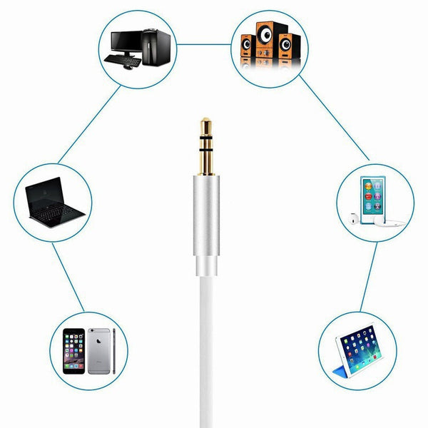 Compatible With Apple Aux Cable 1M Pink Iphone And Car Audio 3.5Mm Auxiliary Cables & Adapters
