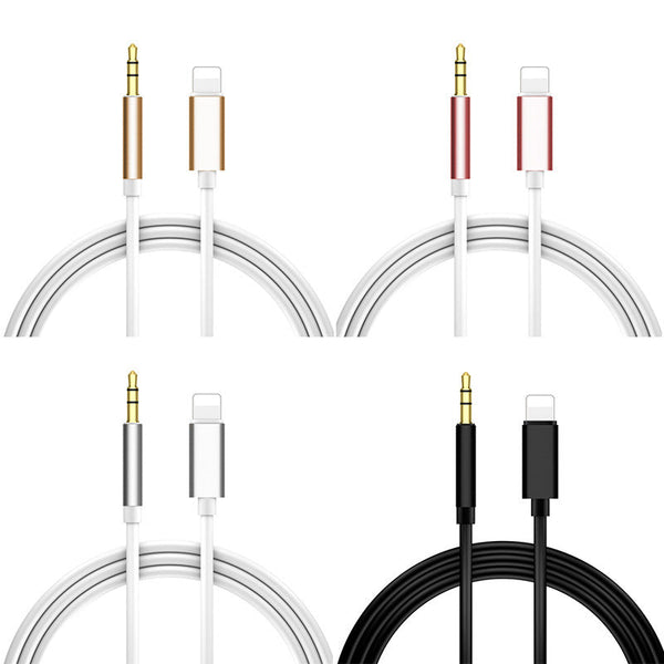 Compatible With Apple Aux Cable 1M Pink Iphone And Car Audio 3.5Mm Auxiliary Cables & Adapters