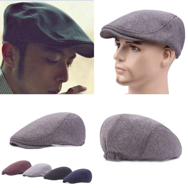Unisex Cotton Beret Soft Casual Solid Color Cap For Men And Women With Compatible Apple Compatibility White Hats