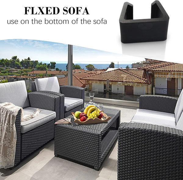 10 Pack Furniture Clamps Connecting For Patio Sofa Furniture Parts