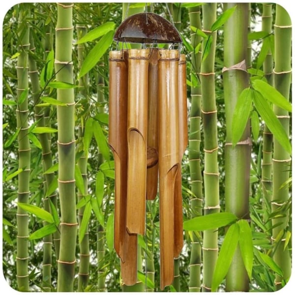 Bamboo Wind Chime Good Sound Decorative For The Garden And Wind Chimes