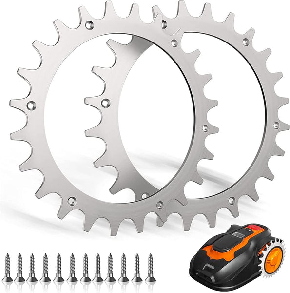 Worx Landroid Lawn Mower Stainless Steel Spikes 225 Mm Wheel Compatible With 12 Screws Lawn Mower Parts