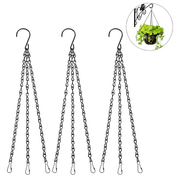 3 Pack Hanging Chain Set For Bird Feeders Planters And More Hooks & Hangers