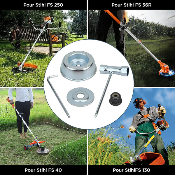 Universal Brushcutter Head Nut Kit For Stihl Fs55 String Trimmer Parts