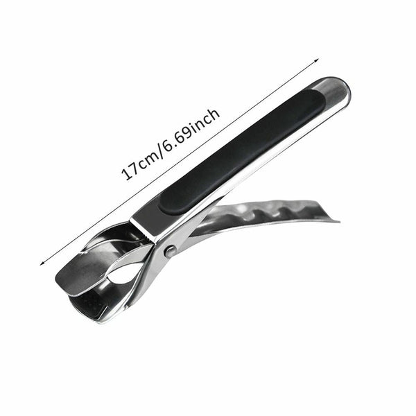2Pcs Air Fryer Camping Tools Anti Scald Tongs Pan Gripper Pot Clip Bowl Black Air Fryer Accessories