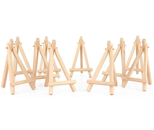 10 Pcs Mini 9X16 Cm Wooden Display Stands Compatible With Photo Memo Place Card Holder Easels