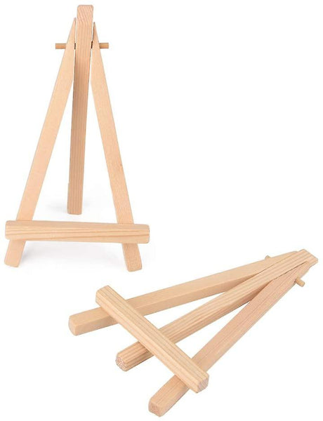 10 Pcs Mini 9X16 Cm Wooden Display Stands Compatible With Photo Memo Place Card Holder Easels