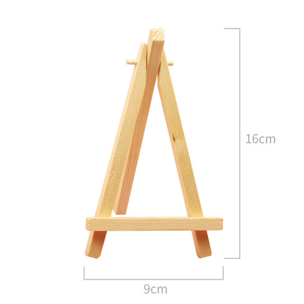 10 Pcs Mini 9X16 Cm Wooden Display Stands Compatible With Photo Memo Place Card Holder Easels