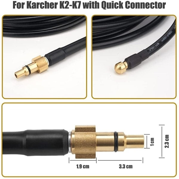 Karcher Drain Cleaner 15M Accessories For High Pressure Washers Xin Hoses