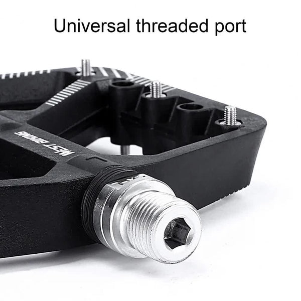 1 Pair Of Wide With Non Slip Surface And Repair Function Blue Pedals