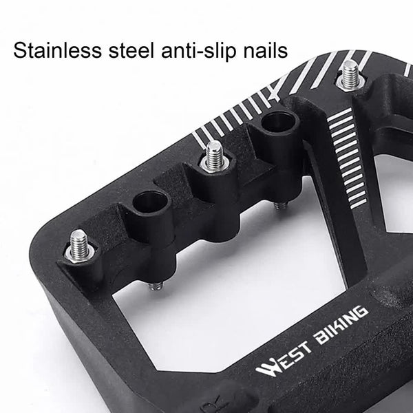 1 Pair Of Wide With Non Slip Surface And Repair Function Blue Pedals