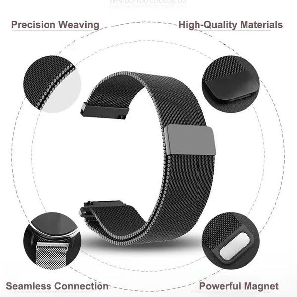 Garmin Venu 2S Vivoactive 3 4S Forerunner 245 645 Galaxy Watch Classic Compatible 18Mm 20Mm 22Mm Watchband Pink Sand Nylon Wrist Strap Watch Bands