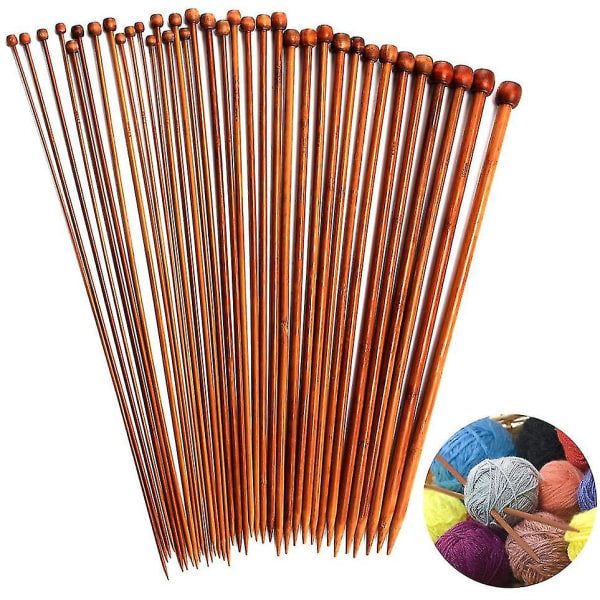 Bamboo Set Single Pointed Carbonated 2Mm 10Mm 36Pcs Chopsticks