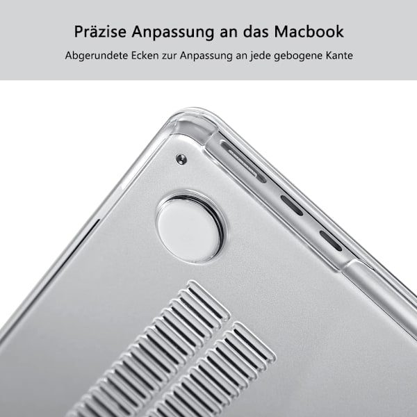 Case Compatible With New Macbook Air 13.6 Inch M2 A2681 2022 Release Ultra Thin Smooth Hard Shell Protective Crystal Clear Cases Covers Keyboard Folio