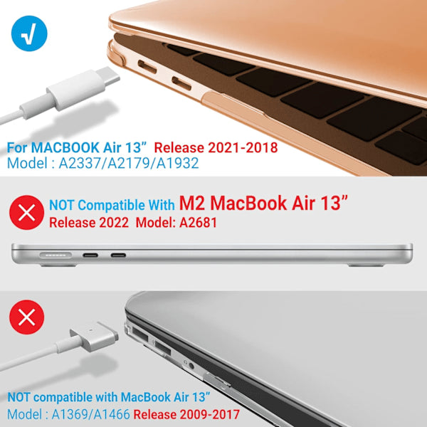 Compatible With Apple Macbook Air 13 Replacement Battery High Capacity Long Lasting Power A1466 Batteries