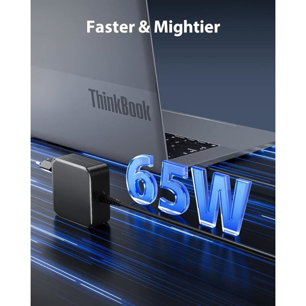 65W Usb C Laptop Charger (1.8M) For Lenovo Thinkpad Asus Zenbook Laptop Power Adapters/Chargers