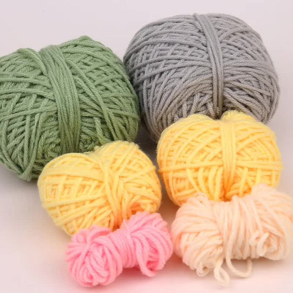 4 Piece Diy Crochet Kit For Animals With Hand Knitting Yarn Needles Plush Doll Easy Beginners Includes Enough And Hook Accessories Other Crocheting An