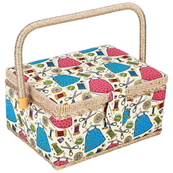 Sewing Accessories Basket With Removable Tray Other Sewing