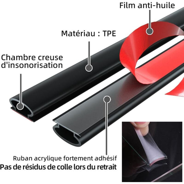 D Profile Self Adhesive Rubber Weather Strip Door Window Seal 6M Black For Cooling And Sound Insulation Other Window Accessories