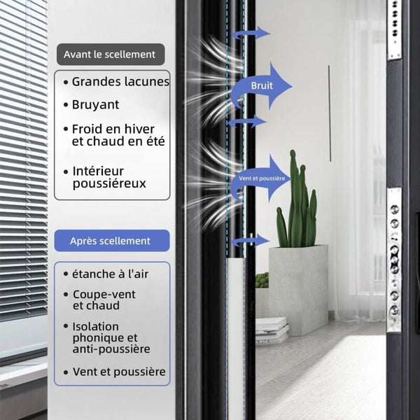 D Profile Self Adhesive Rubber Weather Strip Door Window Seal 6M Black For Cooling And Sound Insulation Other Window Accessories