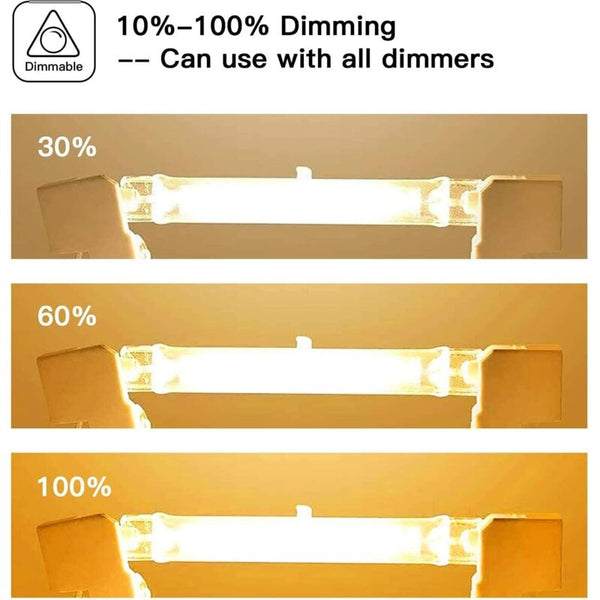 R7s Halogen Bulb 5 Pack 118Mm 200W 230V Dimmable For Construction Floodlights Landscape And Living Room Lighting Light Bulbs