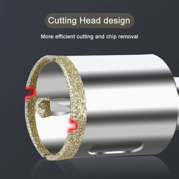 Diamond Hole Saw 100Mm With Centering Drill Tile Cutter Diamond Blades