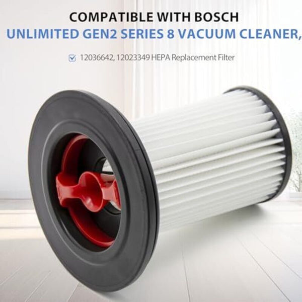 Bosch Unlimited Gen2 Series 8 Vacuum Replacement Filter Pack Compatible With Bks8214w Bss825all Vacuum Cleaner Parts