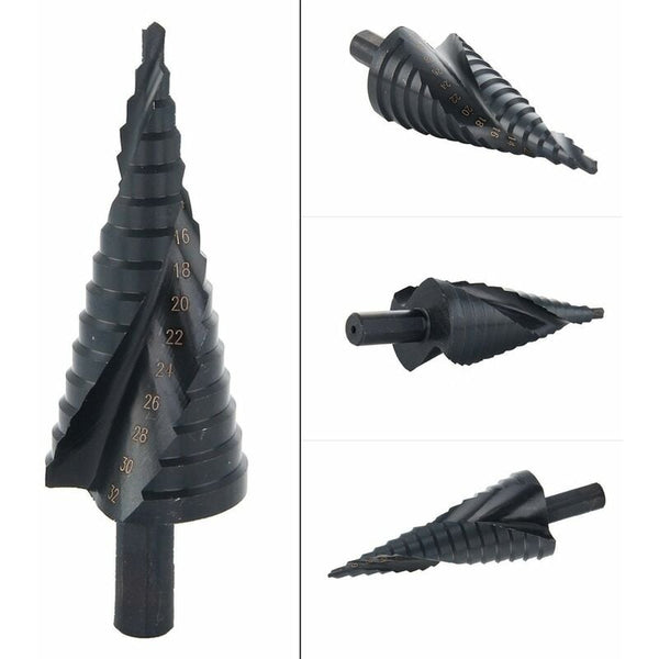 Hss Step Drill Conical Metal Bit 4 32Mm For Screwdriver On Steel Wood Plastic Drill Bits