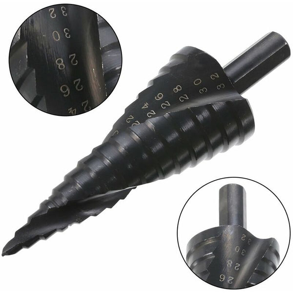 Hss Step Drill Conical Metal Bit 4 32Mm For Screwdriver On Steel Wood Plastic Drill Bits