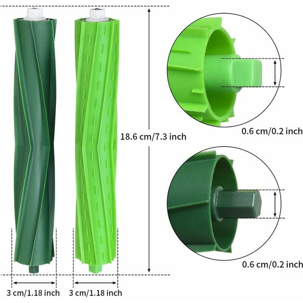 Compatible With Irobot Roomba E5 E6 I7 I8 I6 I4 Multi Surface Rubber Brushes Vacuum Cleaner Accessories Vacuum Cleaner Parts