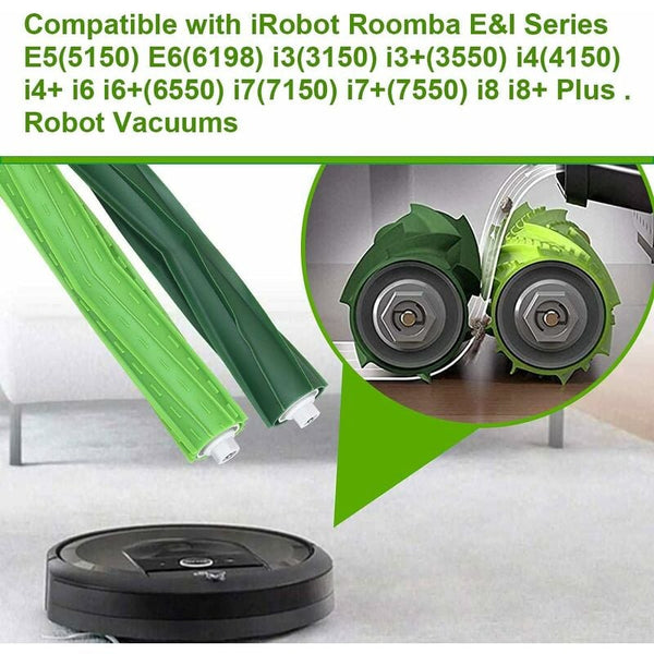 Compatible With Irobot Roomba E5 E6 I7 I8 I6 I4 Multi Surface Rubber Brushes Vacuum Cleaner Accessories Vacuum Cleaner Parts
