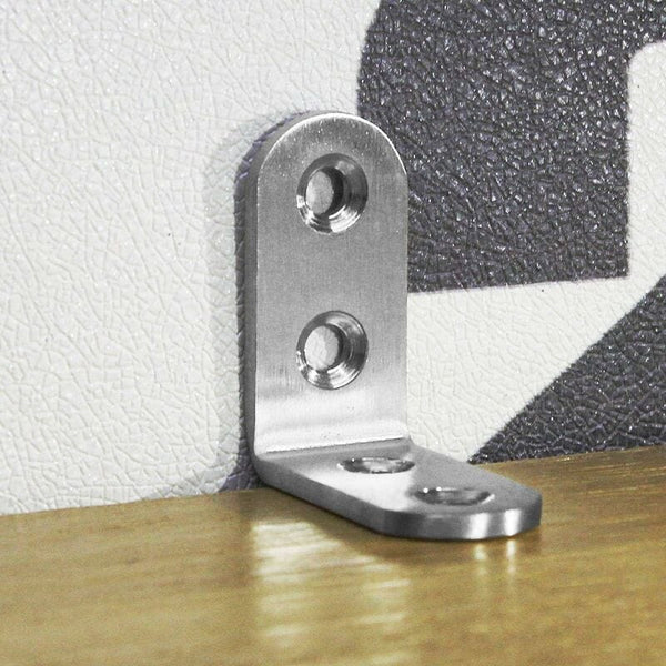 Stainless Steel Corner Brackets 40X40mm 13Pcs Furniture Repair Silver Compatible With Brands Braces & Brackets