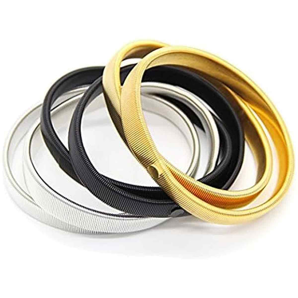 3 Pairs Of Anti Slip Sleeve Holders Elastic Metal Bracelets For Long Sleeved Shirts To Fix Sleeves Waiters Women And Suspenders/Braces