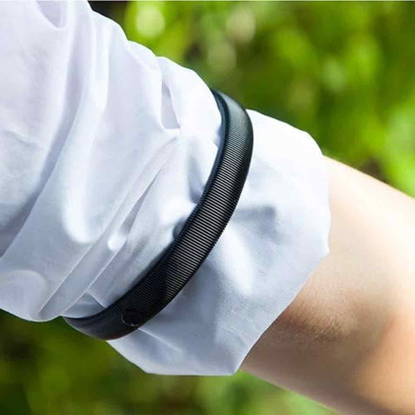 3 Pairs Of Anti Slip Sleeve Holders Elastic Metal Bracelets For Long Sleeved Shirts To Fix Sleeves Waiters Women And Suspenders/Braces