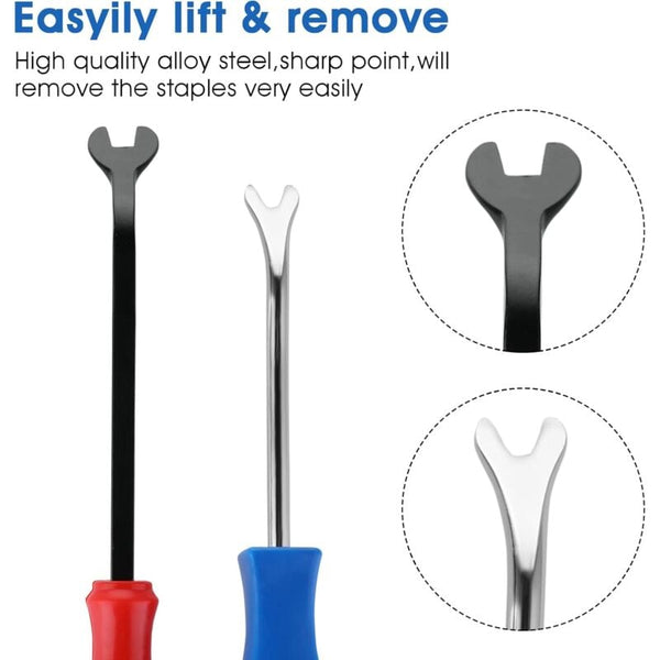 Heavy Duty Staple And Nail Puller Tool For Furniture 2 Pcs Nail & Staple Guns
