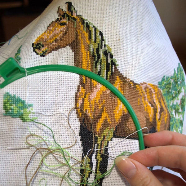 14 Count White Aida Fabric High Quality Cotton Embroidery For Frames Cross Stitch Kits