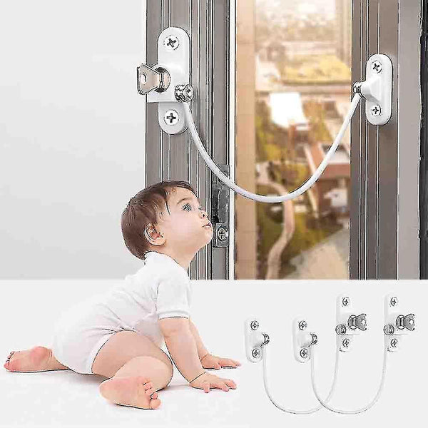 Locks Childproof 4 Pcs Black Compatible Limiters For Safety Baby Locks & Latches