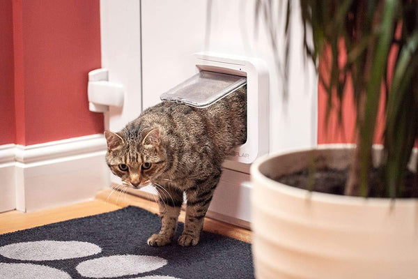 Cat Mate Flap White Comfortable For Cats To Get In And Out Doors & Flaps