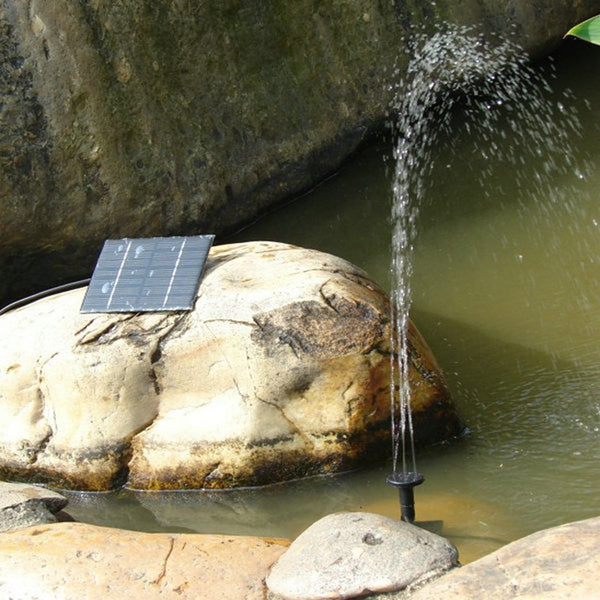 Solar Powered Water Pump With Fountain Function 16 Cm Panel Water Pumps