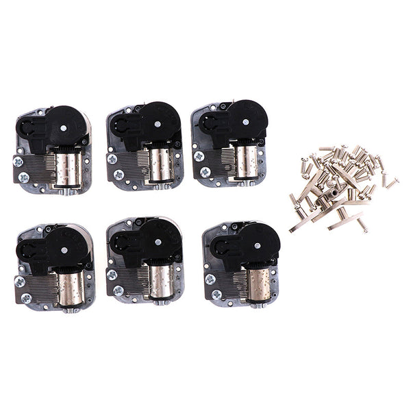 Mechanical Diy Music Box Sankyo Musical Movement + Screws Blac Black A2;Swan Lake Other Home Décor