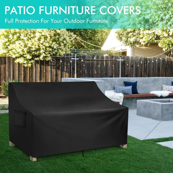 Sofa Cover Waterproof 4 Seater Outdoor Heavy Duty Deep Lounge Large Garden Furniture With Air Vent Slipcovers