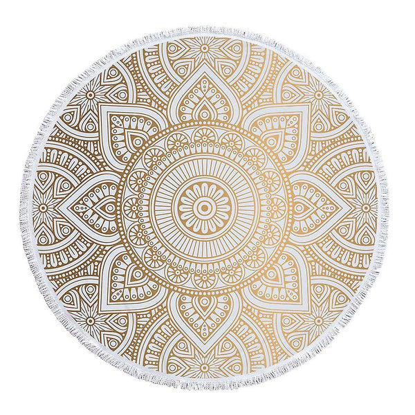 Round Microfiber Mandala Beach Towel 150Cm Towels & Washcloths