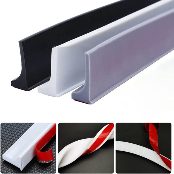 Shower Threshold Water Barrier Self Adhesive Strip 2M White Other Shower & Bath Accessories