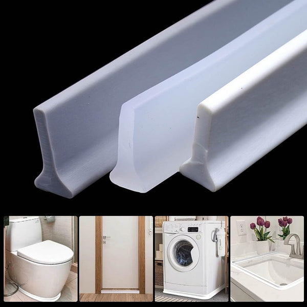 Shower Threshold Water Barrier Self Adhesive Strip 2M White Other Shower & Bath Accessories
