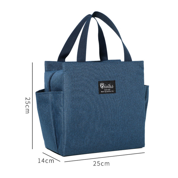 Lunch Bag For Adult Children Thick Portable Black Lunchboxes