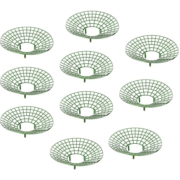 Strawberry Plant Support Cages 10 Pack Climbing Rack For Balcony Gardens Plant Ties & Supports
