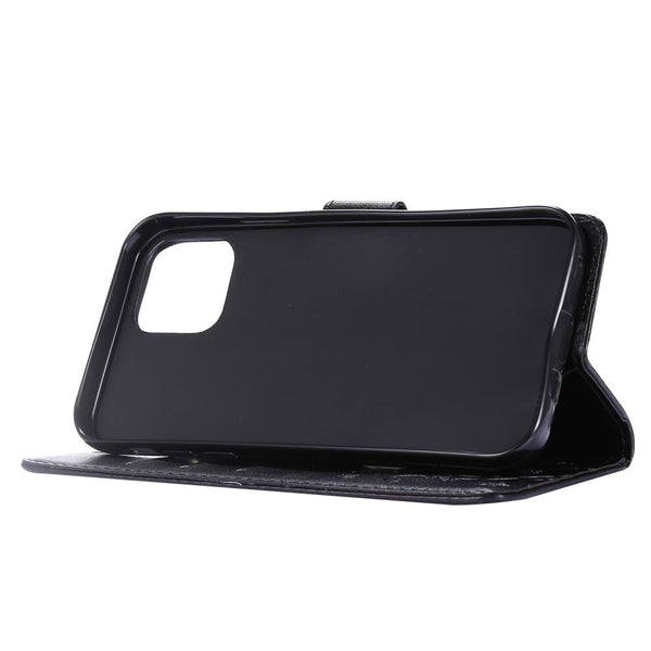 Iphone 12 / Pro Floral Case Black Compatible With Cases Covers & Skins