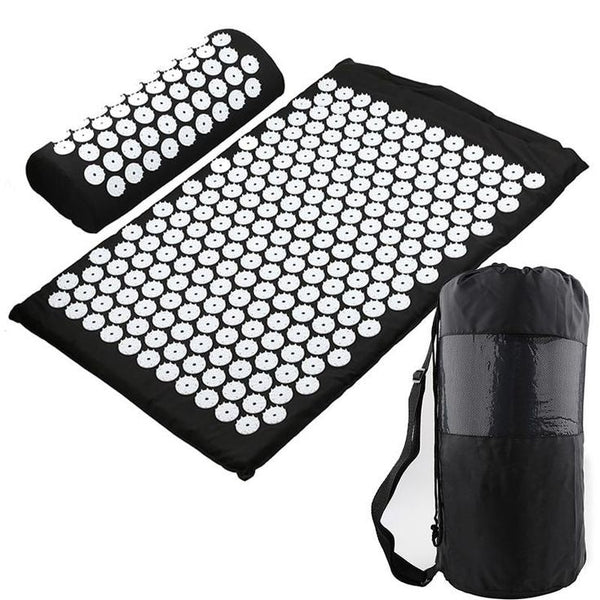 Acupuncture Mat & Cushion Set For Pain Relief Stress Reduction Better Sleep Acupuncture Devices